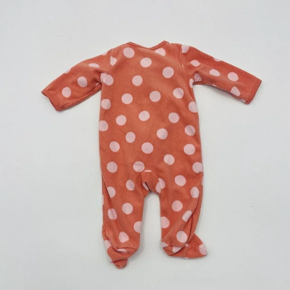 Carters Baby Girls 3 Months Bunny Fleece Footed Sleep‎ and Play One Piece 822